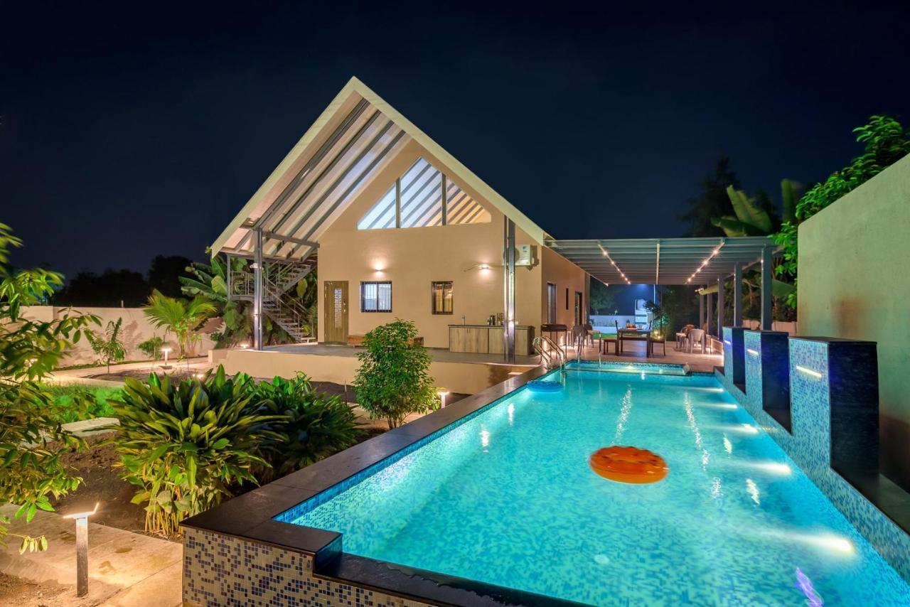 Saffronstays Eden, Nashik - Pet-Friendly Villa With Pool, Jacuzzi & Grape Farm 외부 사진